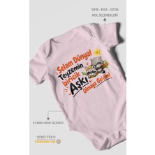 Morivo Kids Teyzeye Özel Kısa Kollu Bebek Body %100 Pamuk