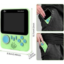 Belle Fusion Mey Ithalat® 3.5 Inç Mini Atari Taşınabilir Oyun Konsolu 666 Adet Retro Oyun Yeni Nesil