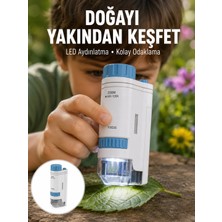 Belle Fusion Mey Ithalat® Abs Gövdeli Öğrenci ve Hobi Mikroskobu – Mavi Renk Yeni Nesil