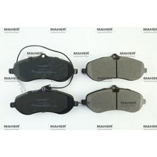 Maher BZT FIAT SCUDO 2007= / PEUGEOT EXPERT 2007= / CITROEN JUMPY II 2006=; ÖN FREN BALATASI FİŞLİ 77364511