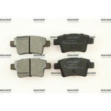 Maher BZT CITROEN C4 PICASSO 2006= 1.6HDI-1.8-2.0-2.0HDI; ARKA FREN BALATASI 425371