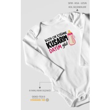 Morivo Kids Dayıya Özel Uzun Kollu Bebek Body %100 Pamuk