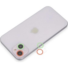 Drop Tedarik Apple Iphone 13 Renkli Kamera Lens Koruma Cam - Yeşil-Pembe