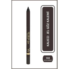 Colezium Tattoo Gel Eyepencil No: 102 Dark Brown - 24 Saat Kalıcı Suya Dayanıklı Jel Göz Kalemi