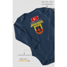 Morivo Kids Benim Babam Jandarma Uzun Kollu Bebek Body %100 Pamuk