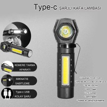 Drop Tedarik Şarjlı Mıktanıslı Kafa Lambası WT-621