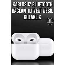 Herşey Trend Bluetooth Kulaklık 3.nesil Kablosuz Uzun Pil Ömrü Dokunmatik Kontrol