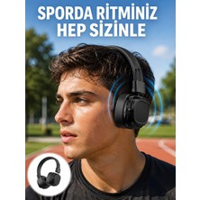 Belle Fusion Mey Ithalat® Katlanabilir Tasarımlı Taşınabilir Kablosuz Müzik Kulaklığı Yeni Nesil