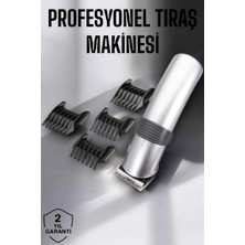 Herşey Trend 4 Taraklı Taşınabilir Profesyonel Saç ve Sakal Kesme Tıraş Makinesi