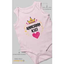 Morivo Kids Annesinin Kızı Sıfır Kollu Bebek Zıbını %100 Pamuk