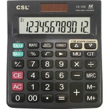 Caslo CSL CS-120 12 Hane Masa Tipi İşlem Kontrollü Hesap Makinesi