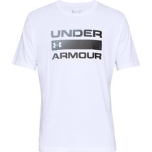 Under Armour Ua Team Issue Wordmark Ss Beyaz Erkek T-Shirt 1329582-100