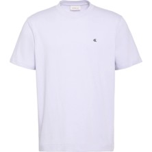 Calvin Klein Erkek Beyaz Calvin Klein Ss Contrast Collar S, 3t4, S Beyaz Erkek T-Shirt