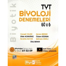 Akm Kitap Tyt Biyoloji Biyotik 60 x 6 Denemeleri Biyotik Yayınları