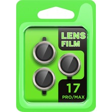Eco Port Apple Iphone 17 Pro Raze Metal Kamera Lens - Gri