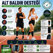 Baffhome Alt Baldır Destek Bandı Ayarlanabilir Cırtlı Kompresyon Baldır Koruyucu - Kramp ve Kas Destekleyici Tekli