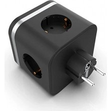 Marsilyan™- Termal Akım Korumalı Isıya Dayanıklı 3’lü Duvar Tipi Priz 2x USB 2x Typce 3680 W