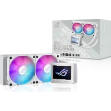 Asus ROG RYUJIN III 240 ARGB OLED 3,5" LCD AURA SYNC RGB 3X NOCTUA IPPC 2000 PWM 120MM FAN SIVI CPU SOĞUTUCUSU BEYAZ