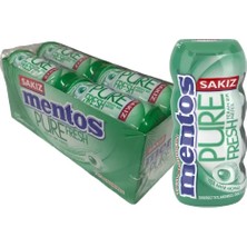 Mentos Pure Fresh Nane Aromalı Draje Sakız 12 x 30 gr