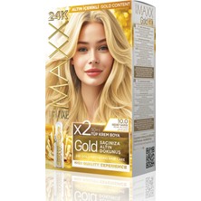 Maxx Deluxe Golden Beauty Set Saç Boyası 10.0 Sedef Sarısı