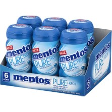 Mentos Pure Fresh Naneli Şekersiz Draje Sakız 6 x 90 gr