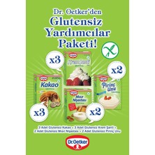 Dr. Oetker Glutensiz Yardımcılar Paketi Glutensiz Mısır Nişastası kakao pirinç Unu krem Şanti
