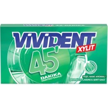 Vivident Cüzdan 45 Dakika Yeşil Nane Aromalı Sakız 26 gr *3'lü
