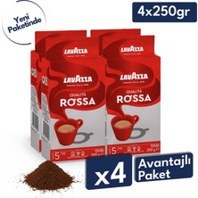 Lavazza Qualita Rossa 250 gr Filtre Kahve X4