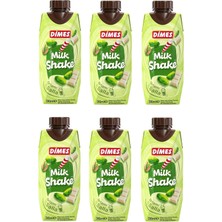Dimes Milkshake Antep Fıstık ve Beyaz Çikolata Aromalı 310 ml x 6 Adet