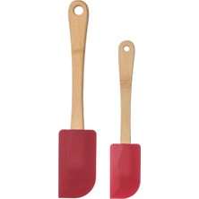 Empressco Bambu Saplı Spatula Seti, Dayanıklı ve Şık Mutfak Araçları