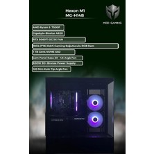 Mod Gaming Hexon MG-H14B Amd Ryzen 5 7500F | RTX5060 Ti 16GB | 16GB Ram | 1 Tb SSD Oyuncu OEM PAKET