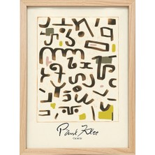 Kaynock Paul Klee Gesetz, Modern, Poster Tablo Ahşap Çerçeve
