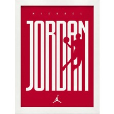 Kaynock Michael Jordan Silüet, Chicago Bulls, Basketbol, Nba, Poster Tablo Dijital Tasarım