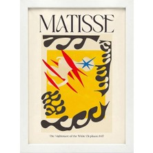 Kaynock Matisse 15, Henri Matisse, Modern, Contemporary Art, Sanat, Dijital Tasarım Tablo Beyaz Çerçeve