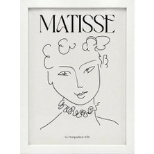 Kaynock Matisse 11, Henri Matisse, Modern, Contemporary Art, Sanat, Dijital Tasarım Tablo Beyaz Çerçeve