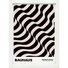 Kaynock Bauhaus 13, Modern, Contemporary Art, Sanat, Poster Tablo Dijital Tasarım Tablo Beyaz Çerçeve