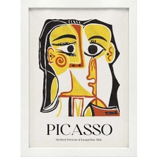 Kaynock Picasso 7, Modern, Contemporary Art, Sanat, Dijital Tasarım Tablo Beyaz Çerçeve