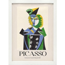 Kaynock Picasso 8, Modern, Contemporary Art, Sanat, Dijital Tasarım Tablo Beyaz Çerçeve