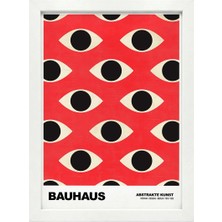 Kaynock Bauhaus 2, Modern, Contemporary Art, Sanat, Poster Tablo Dijital Tasarım Tablo Beyaz Çerçeve