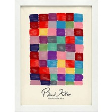 Kaynock Paul Klee L'univers De Klee, Modern, Contemporary Art, Sanat, Dijital Tasarım Tablo Beyaz Çerçeve