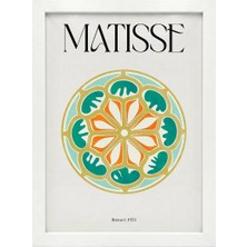 Kaynock Matisse 10, Henri Matisse, Modern, Contemporary Art, Sanat, Dijital Tasarım Tablo Beyaz Çerçeve