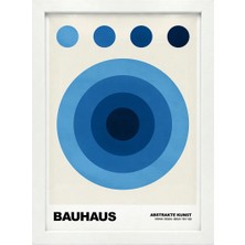 Kaynock Bauhaus 4, Modern, Contemporary Art, Sanat, Poster Tablo Dijital Tasarım Tablo Beyaz Çerçeve