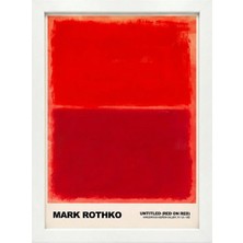 Kaynock Mark Rothko Red On Red, Modern, Contemporary Art, Poster Tablo Dijital Tasarım