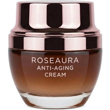 Roseaura Ultimate Yaşlanma Karşıtı Yüz Kremi 50 ml | Peptit, Hyalüronik Asit, Sıkılaştırıcı ve Nemlendirici Bakım