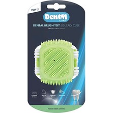 M-Pets Dental Squeaky Cube Diş Fırçalı Köpek Oyuncağı 7,9x7,5x7 cm