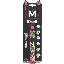 M-Pets Urban Style Graffiti Köpek Boyun Tasması Medium 30,5X50,8 cm