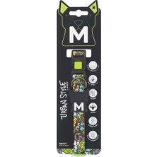 M-Pets Urban Style Freestyle Köpek Boyun Tasması Multicolor Medium 30,5X50,8 cm