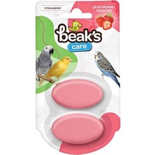Beaks Çilek Aromalı Kuş Gaga Taşı Ikili