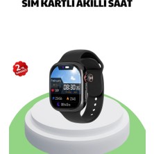 Epilons Sesli Arama Özellikli Sım Kartlı Siyah Akıllı Saat