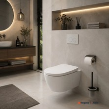 Kale Idea 48 Cm Yavaş Kapanan Klozet Kapağı
